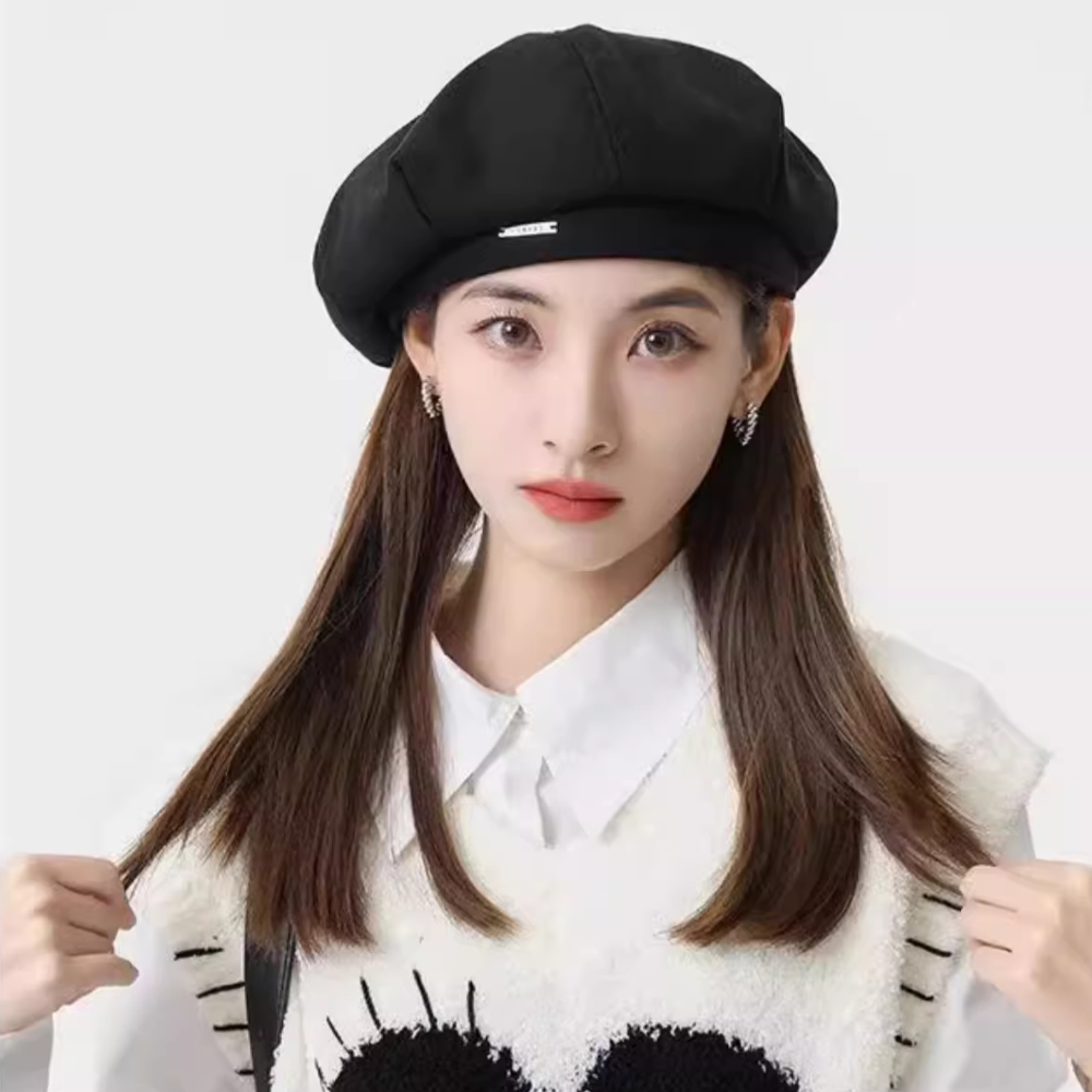 Mũ Nồi Vải Kaki Nỉ KAHAT Mũ Beret Nữ Thời Trang Hàn Quốc Cho Mùa Thu Đông Giúp Khuôn Mặt Nhỏ Gọn | BigBuy360 - bigbuy360.vn