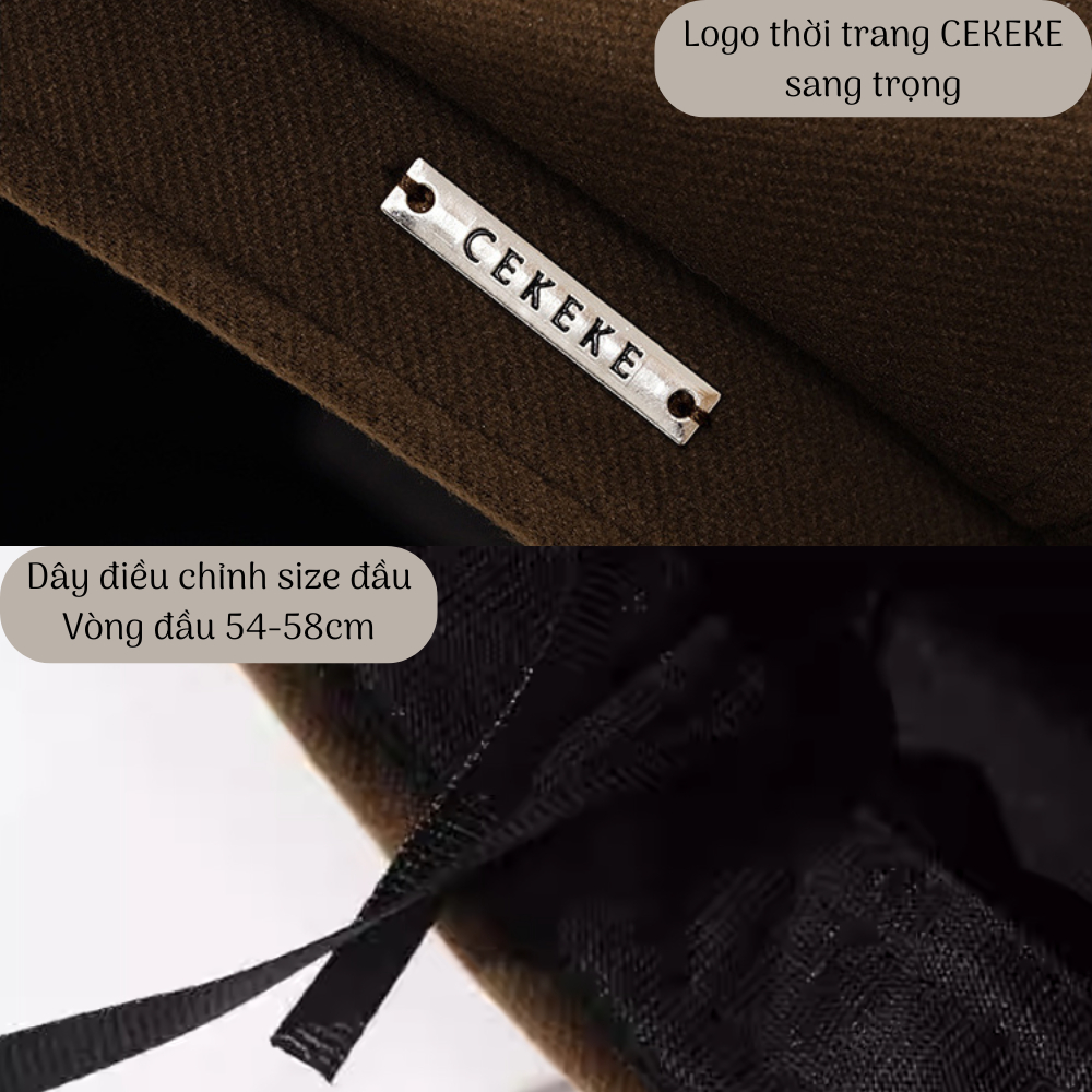 Mũ Nồi Vải Kaki Nỉ KAHAT Mũ Beret Nữ Thời Trang Hàn Quốc Cho Mùa Thu Đông Giúp Khuôn Mặt Nhỏ Gọn | BigBuy360 - bigbuy360.vn