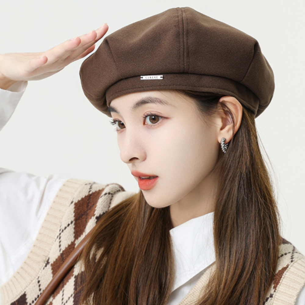 Mũ Nồi Vải Kaki Nỉ KAHAT Mũ Beret Nữ Thời Trang Hàn Quốc Cho Mùa Thu Đông Giúp Khuôn Mặt Nhỏ Gọn | BigBuy360 - bigbuy360.vn