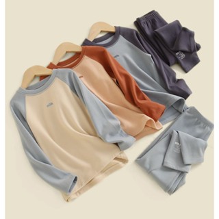 Bộ quần áo thu đông trẻ em cao cấp cho bé trai gái từ 6kg size đại 60kg set dài tay đồ bộ bé trai gái MILK