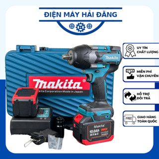  Máy Siết Bulong Makita Lực Siết 1280N.m Kèm 2 Pin 15 Cell Động Cơ Không Chổi Than Sử Dụng Chân Pin Phổ Thông 4CM 
