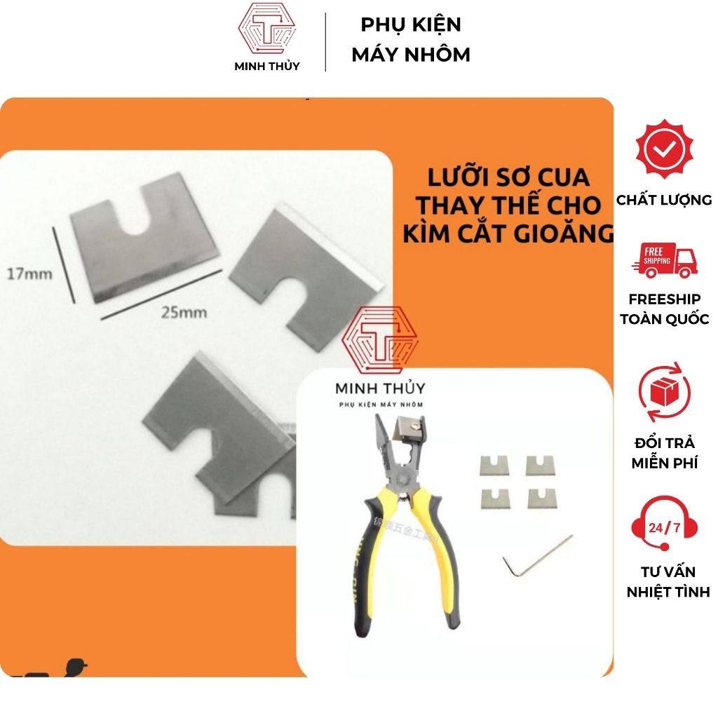 Lưỡi Kìm Bấm Gioăng - Minh Thủy