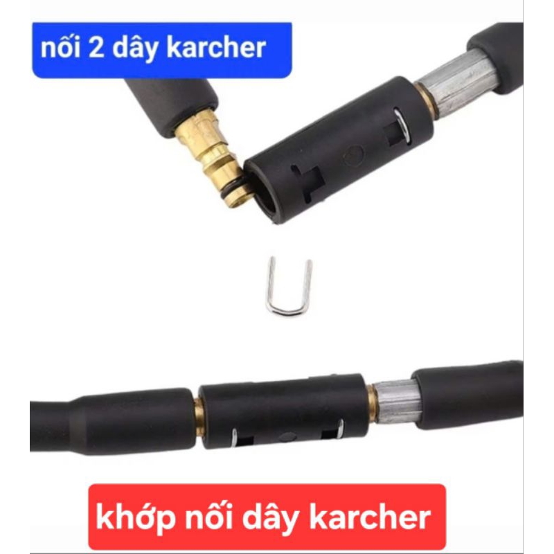 khớp nối dây rửa xe karcher, khớp nối dài dây karcher, đầu nối dây rửa xe karcher ( k2-k7 )
