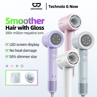 Máy sấy tóc tốc độ GOOJODOQ 300 triệu ion âm 110.000 vòng/phút lọc từ điều chỉnh nhiệt độ 4 tốc độ
