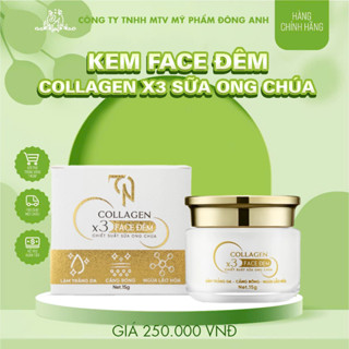 Kem Face Dưỡng Da Collagen X3 Đông Anh (20g) Chính Hãng, Ngừa Mụn, Trắng Da, Phục Hồi Da Hư Tổn