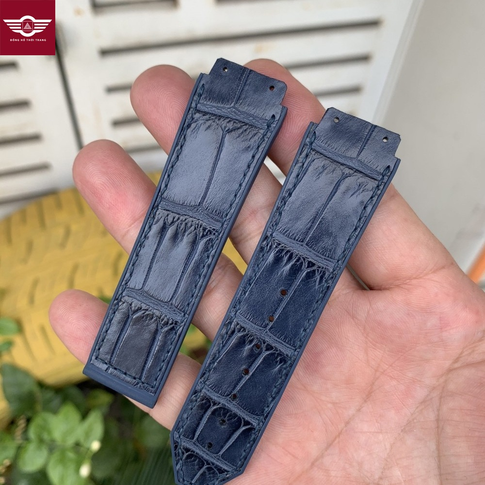Dây Da Đồng Hồ Hublot [Da Thật] size 34mm38mm,42mm- Thủ Công (28)