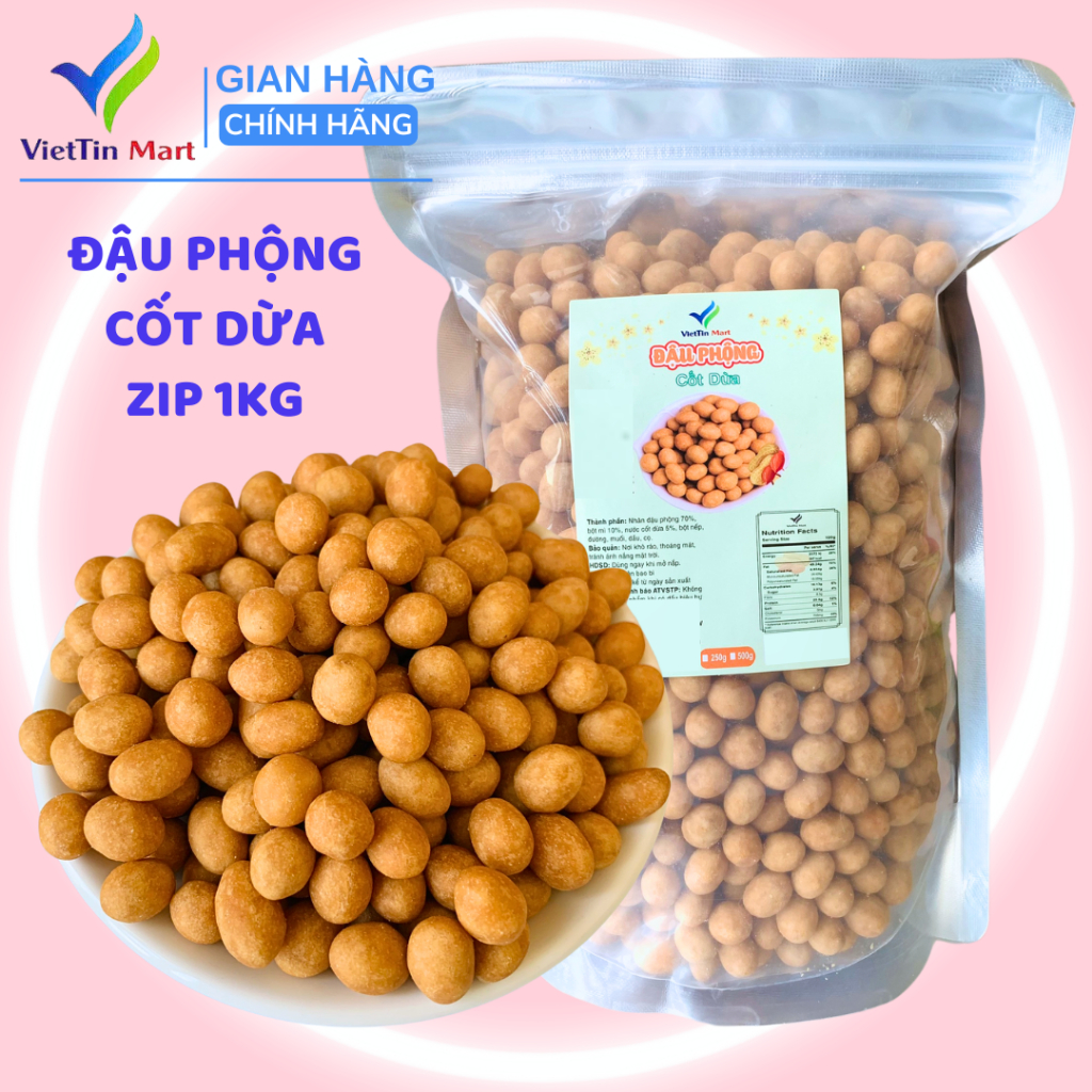 Đậu Phộng Da Cá Viettinmart 1Kg