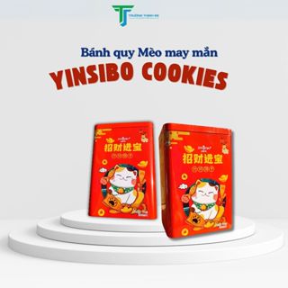 Bánh quy Mèo thần tài hộp thiếc 179g