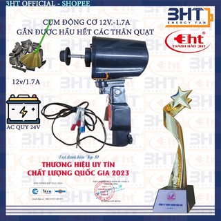 ĐẦU QUẠT 12V/24V (DÙNG BÌNH AC QUY) 3HT