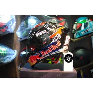 Tem trùm - Decal dán mũ bảo hiểm fullface Redbull