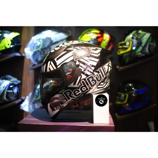 Tem trùm - Decal dán mũ bảo hiểm fullface Redbull