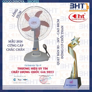 Quạt bàn b3 dùng bình 12v - ko kèm bình