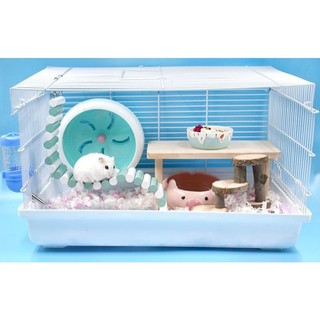 thang gỗ tạo cảnh, phân khu dành cho hamster, đuôi mập - T3 PETS SHOP