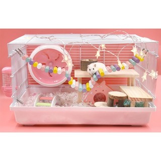 thang gỗ tạo cảnh, phân khu dành cho hamster, đuôi mập - T3 PETS SHOP