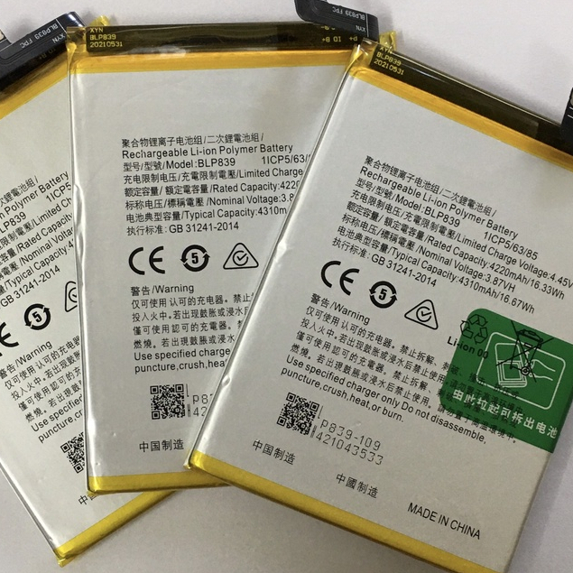 Pin zin Oppo Reno 6Z, BLP839