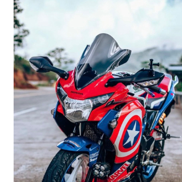 Kính chiếu hậu xinhan Zx10r  gắn CBR150 / GSX150 / R15 (hàng loai 1 - led sáng )