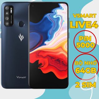  Điện thoại Vsmart Live4 RAM 6G 64GB Chính Hãng giá rẻ tặng Đầy đủ phụ kiện! 