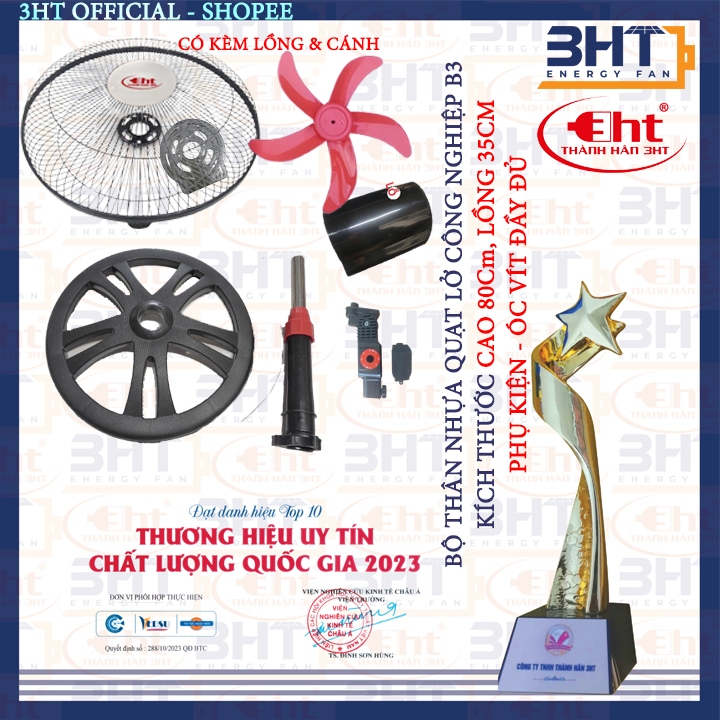 THÂN NHỰA QUẠT LỠ CÔNG NGHIỆP B3