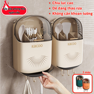 Hộp Nhựa Đựng Đũa Muỗng Chống Côn Trùng Joful home Ống Đựng Đũa Có Nắp Đậy Tiết Kiệm Không Gian