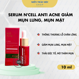 Serum  N'Cell Anti Acne giảm mụn mặt, mụn cơ thể, viêm nang lông - Miền Thảo Mộc Shop