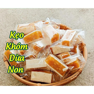 Kẹo Khóm Kẹp Dừa Non túi 500gr