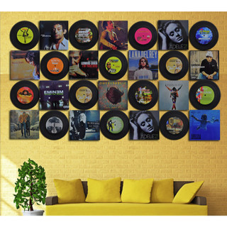 Đĩa than trang trí tường Decor phòng