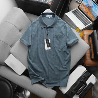 Áo polo nam Cavalry,áo trung niên có túi chất cotton mịn mát ASTD259