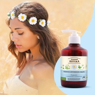 Dung dịch vệ sinh phụ nữ APTEKA Nga(vòi)/370ml