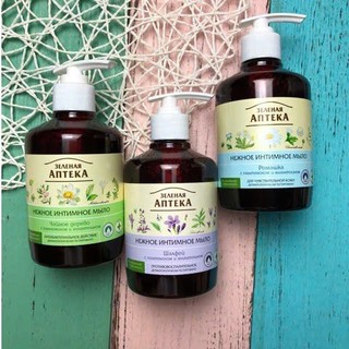 Dung dịch vệ sinh phụ nữ APTEKA Nga(vòi)/370ml