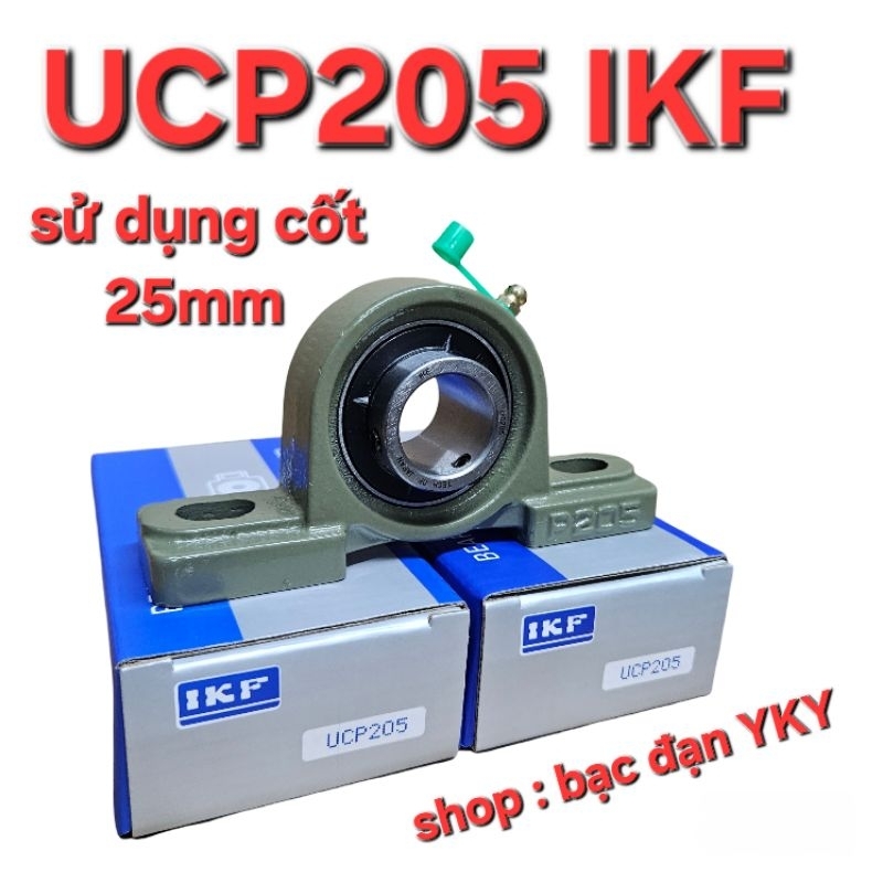 Gối đỡ Vòng bi UCP205 IKF (cốt 25mm)