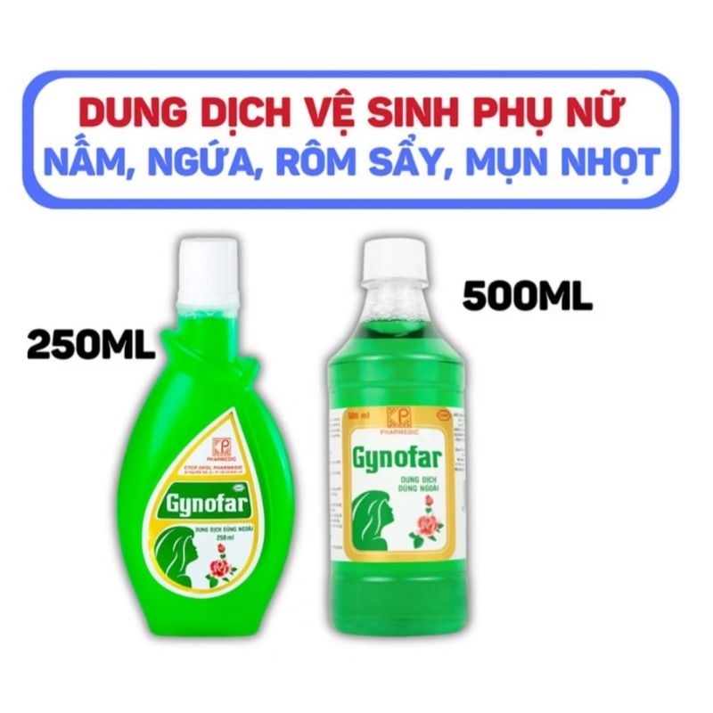 DUNG DỊCH VỆ SINH GYNOFAR 500ML [DATE MỚI ]