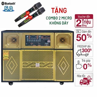 Loa Kéo 4 Tấc Đôi [ Trả Góp 0% ] Bass 40 SV305 ( Màu Vàng ) Công Suất 3500w Eji1