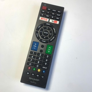 REMOTE Điều Khiển TV SHARP SMART TV CHÍNH HÃNG [TẶNG PIN]