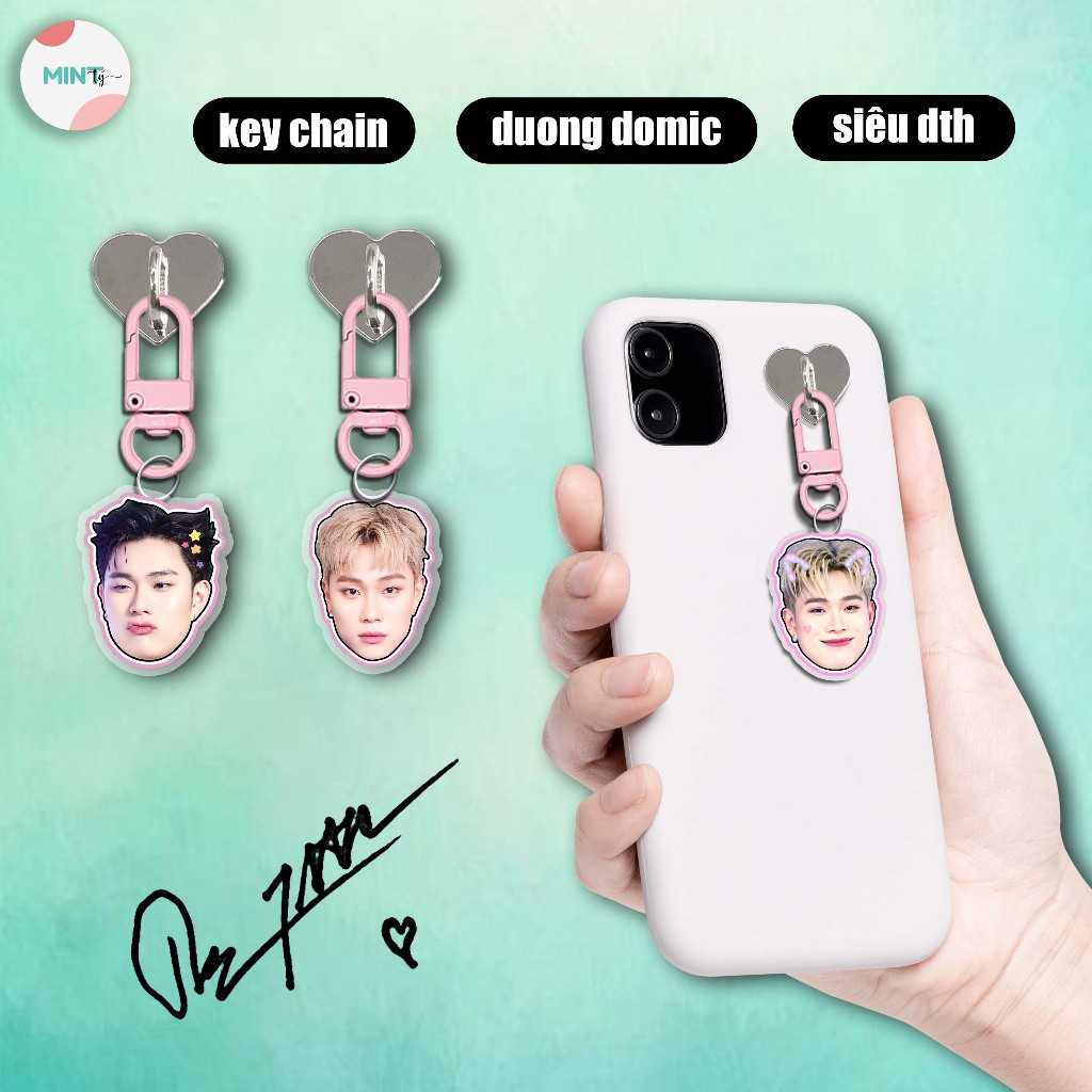 [Handmade] Phone Keychain Idol ATSH Dương Domic - Móc khóa dán điện thoại thần tượng duong domic