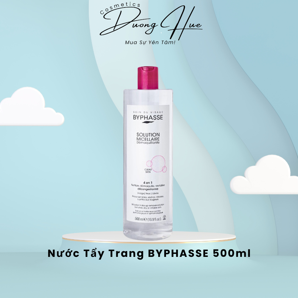 Nước tẩy trang BYPHASSE solution micellaire face 500ml (Chính Hãng)