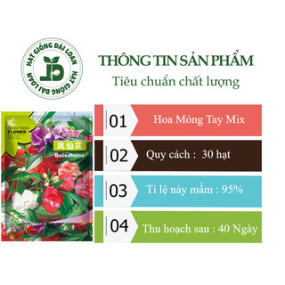 Hạt giống hoa móng tay mix