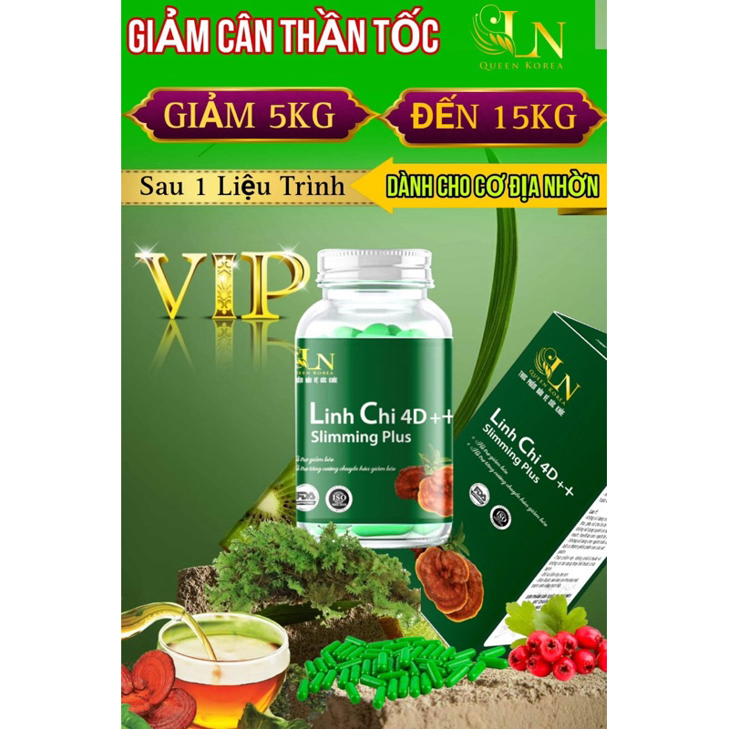 GIẢM CÂN LINH CHI 4d hổ trợ giảm cân mẹ sau sinh