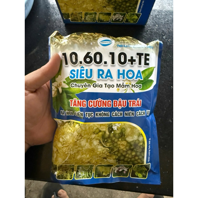 10-60-10 + TE siêu ra hoa tạo mầm hoa kích hoa trái vụ gói 500gr