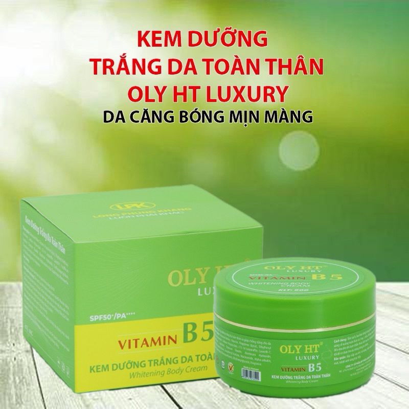 KEM DƯỠNG TRẮNG DA TOÀN THÂN BODY OLY HT LUXURY(Hàng Chính Hãng)