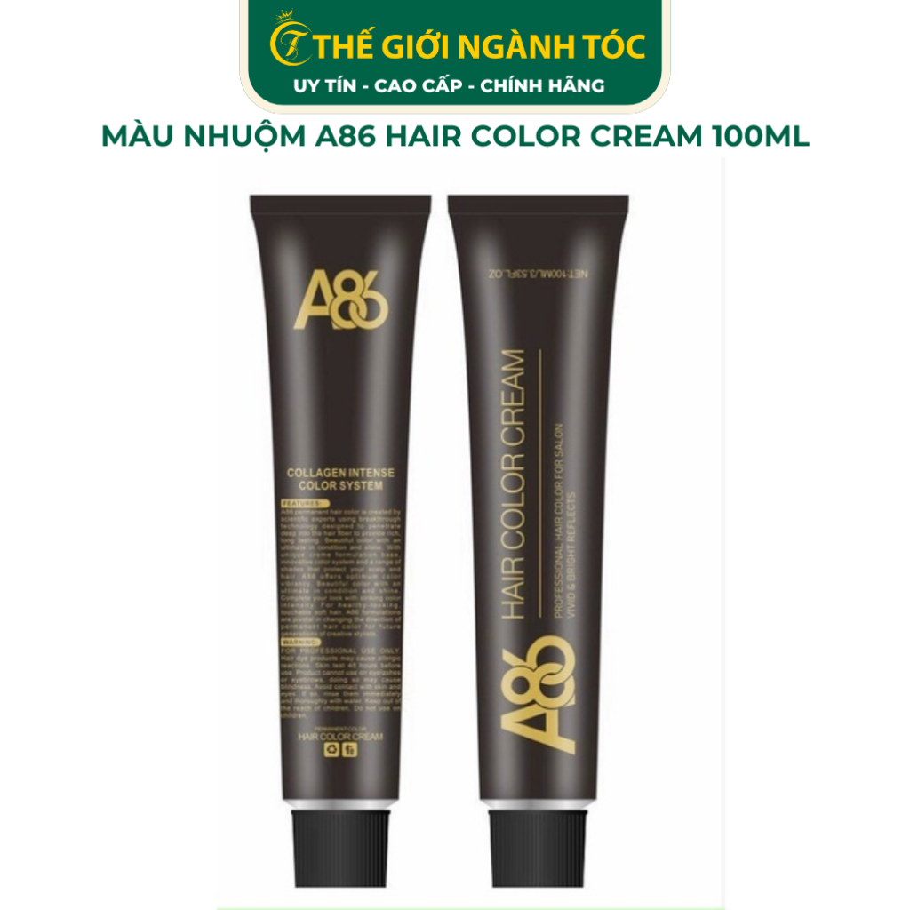Màu Nhuộm A86 Hair Color Cream 100ML