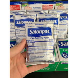 Miếng dán salonpas của Mỹ - 7.2cmx4.6cm - 1 gói 20 miếng