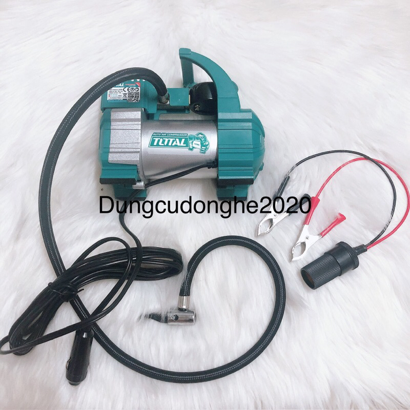 Máy Bơm Lốp, Bơm Hơi Mini Ô Tô Total/Ingco TTAC1406/AAC1408 - 12V
