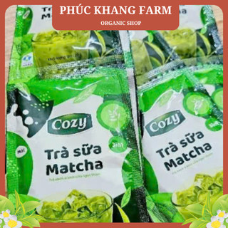  Dây 12 gói Trà Sữa Matcha Hòa Tan  Cozy Icetea  - 12 Gói x 20gr 