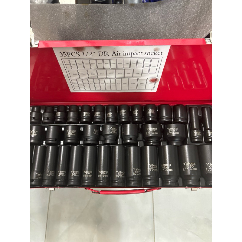 bộ khẩu 1/2 35 chi tiết hiệu yatora cao cấp