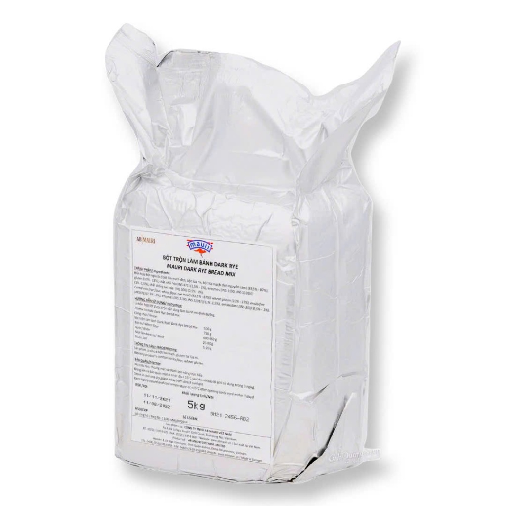 BỘT MÌ ĐEN DARK RYE / BỘT TRỘN DARKRYE MAURI