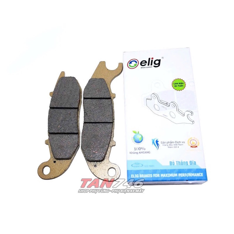Má đĩa trước ,bố thắng sau sh mode ABS chính hãng elig , phanh honda , bố thắng phanh abs
