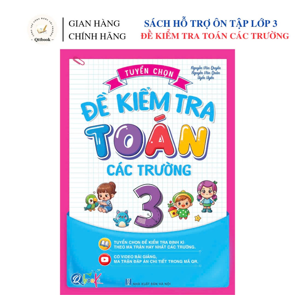 Sách - [ Lớp 3 ] - Tuyển chọn đề kiểm tra Toán các trường lớp 3
