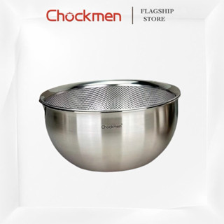 Set Rổ Chậu CHOCKMEN Inox 18/10 Cao Cấp Rổ Giá Vo Gạo Rửa Hoa Quả Rửa Rau Đựng Củ Quả Nhà Bếp
