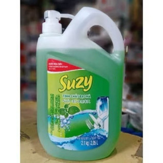Nước Rửa Chén Suzy Bạc Hà 2.1L – Sạch Bóng, Thơm Mát & Dịu Tay