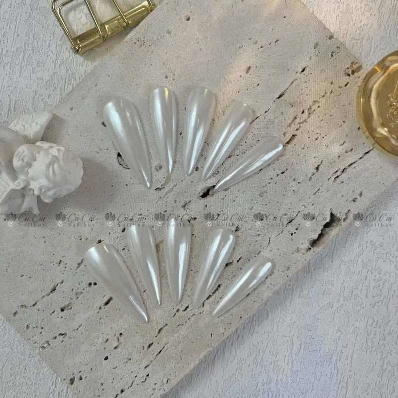 Nailbox - H36 Tráng gương trắng trong